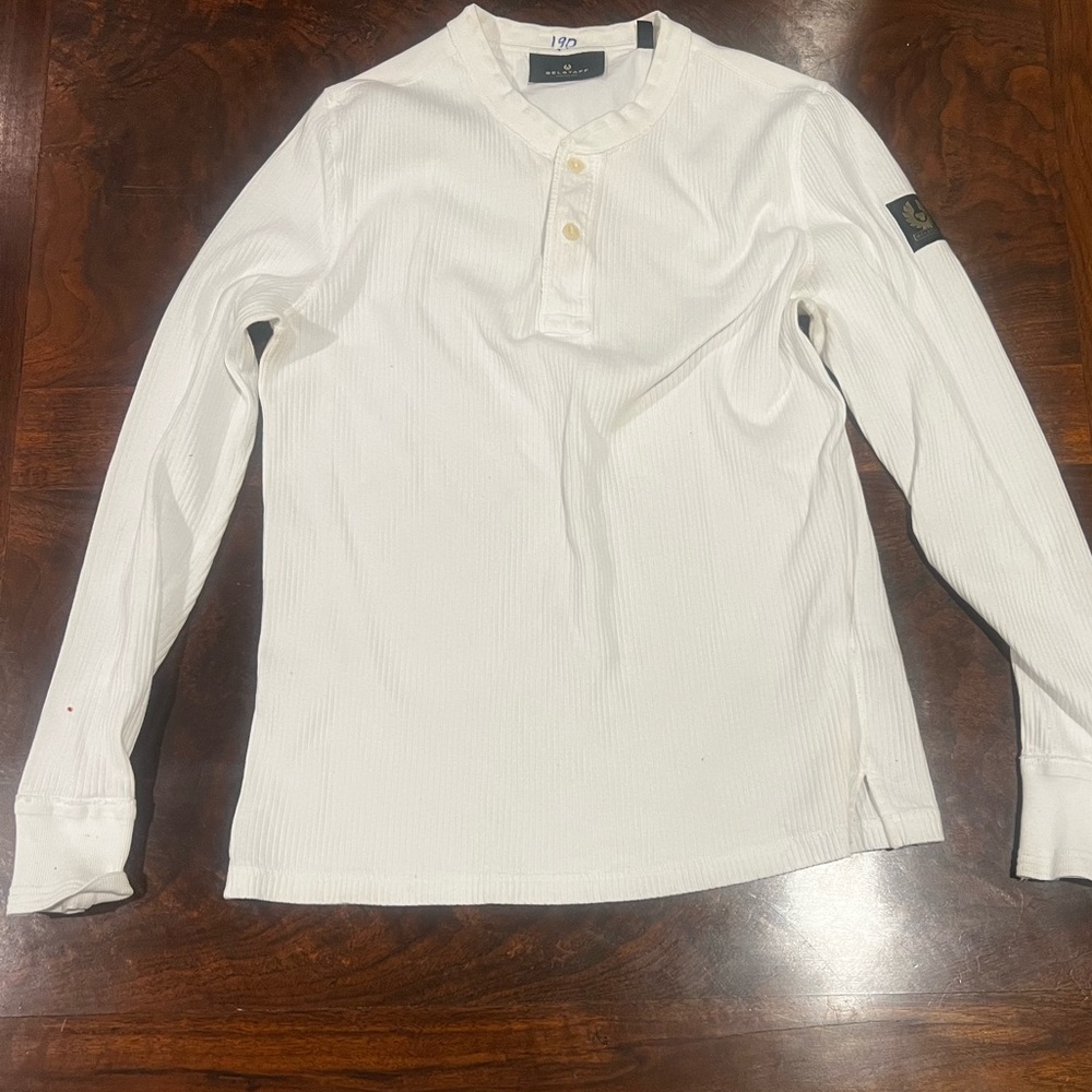 Belstaff White Long Sleeve Shirt